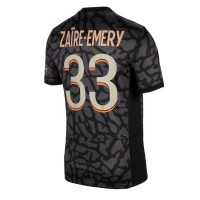 Paris Saint-Germain Warren Zaire-Emery #33 3rd trikot 2023-24 Kurzarm